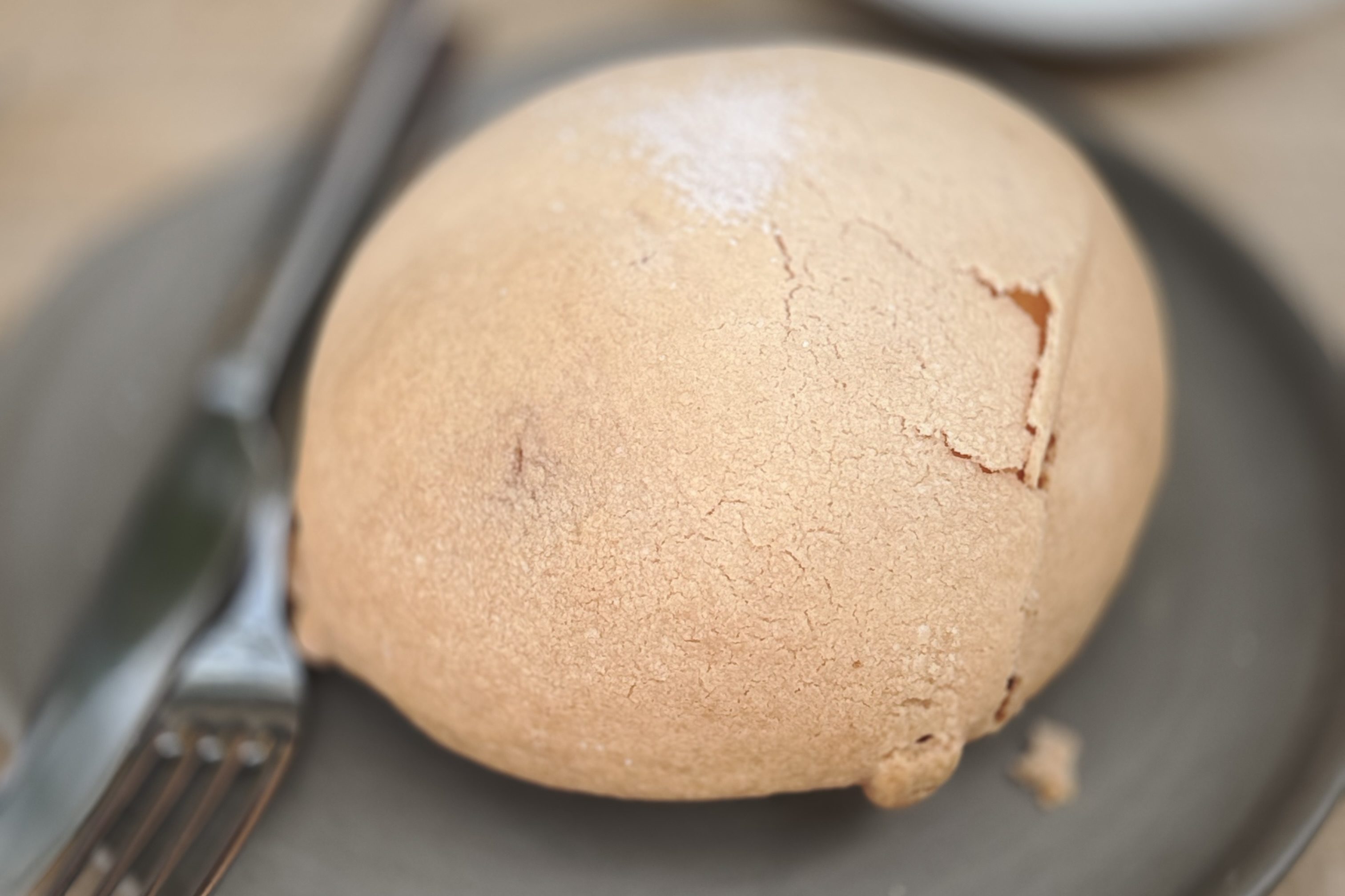 Strawberry concha  at Aúna Café in Mexico City.