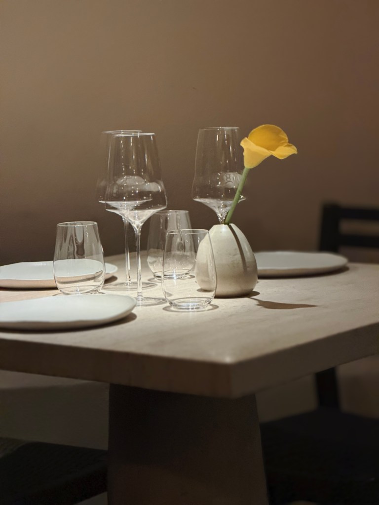 At Em in Mexico City, Chef Lucho Martínez presents a tasting menu that blends Mexican ingredients with Japanese technique in an intimate, minimalist setting.